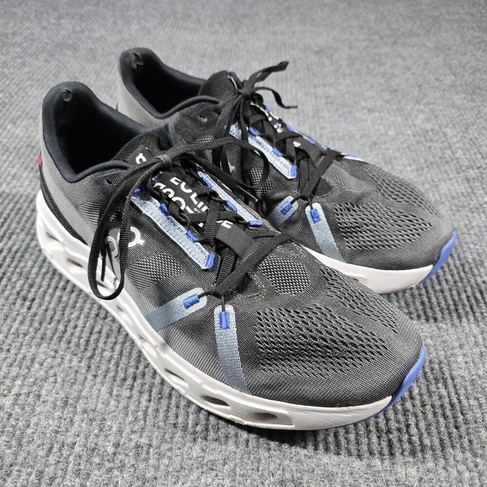 On Cloudeclipse Shoes Mens Size 14 Black Gray Blue Race Running Road